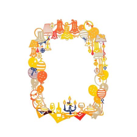 志成販売/Re:co Photo Frame PARTY_Orange/F161383