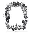 志成販売/Re:co Picture Frame PARTY_Black/F161394