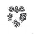 志成販売/Re:co Art Clip BIRD_Black/F161384