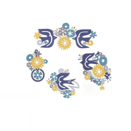 志成販売/Re:co Art Clip BIRD_Blue/F161385