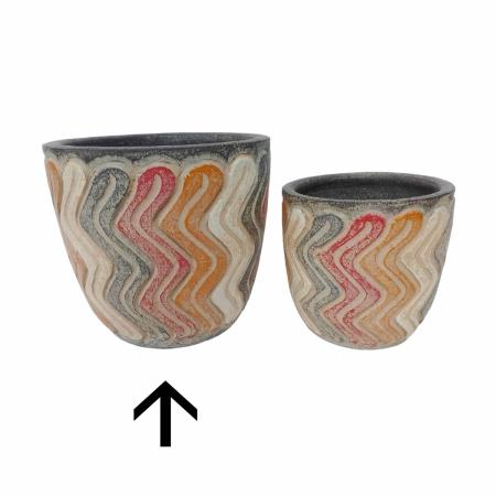 特価◎花LINKS/オリジナルカラーテラコッタポット/UE008PMC-SS