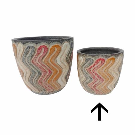 特価◎花LINKS/オリジナルカラーテラコッタポット/UE008PMC-SSS