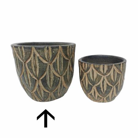 特価◎花LINKS/オリジナルカラーテラコッタポット/UE044-16-SS