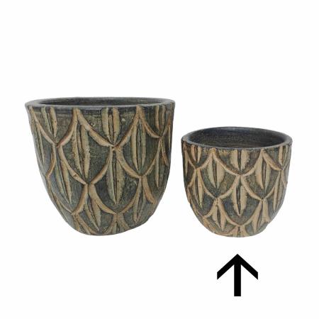 特価◎花LINKS/オリジナルカラーテラコッタポット/UE044-16-SSS