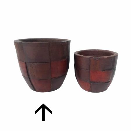 特価◎花LINKS/オリジナルカラーテラコッタポット/UE104A-SS