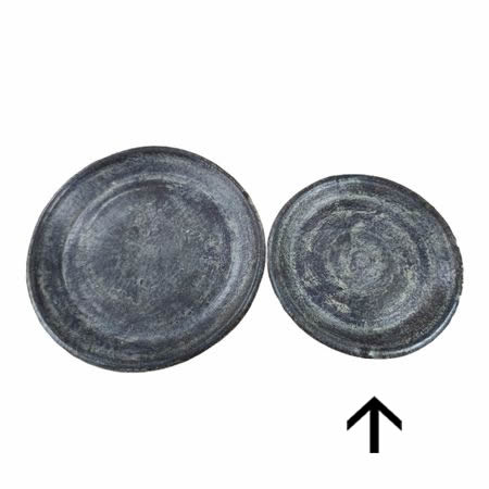 特価◎花LINKS/オリジナルカラーテラコッタ 受け皿/UESCR-SSS-BK