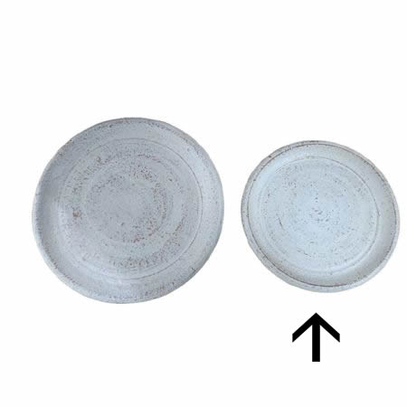 特価◎花LINKS/オリジナルカラーテラコッタ 受け皿/UESCR-SSS-WH