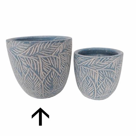 特価◎花LINKS/オリジナルカラーテラコッタポット/UE01120BL-SS