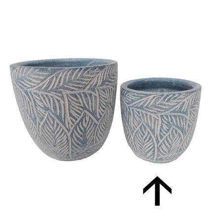 特価◎花LINKS/オリジナルカラーテラコッタポット/UE01120BL-SSS