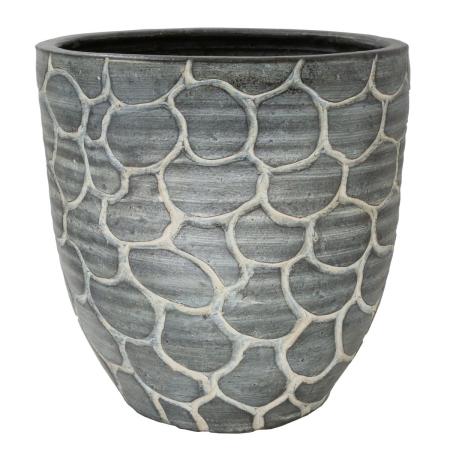 特価◎【直送】花LINKS/オリジナルカラーテラコッタポット(3個セット)/UE001-18BK(SET/3) ※返品・代引・キャンセル不可