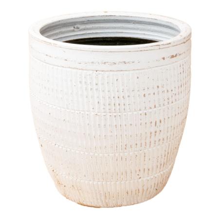 特価◎【直送】花LINKS/オリジナルカラーテラコッタポット(3個セット)/UE04111AW(SET/3) ※返品・代引・キャンセル不可