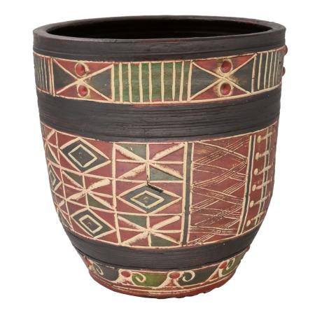 特価◎【直送】花LINKS/オリジナルカラーテラコッタポット(3個セット)/UE045P-18(SET/3) ※返品・代引・キャンセル不可