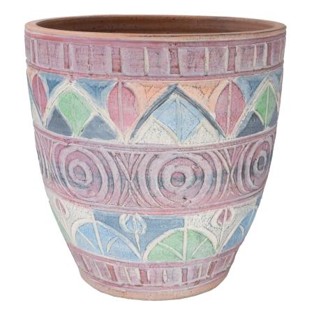 特価◎【直送】花LINKS/オリジナルカラーテラコッタポット(3個セット)/UEMR027MC(SET/3) ※返品・代引・キャンセル不可