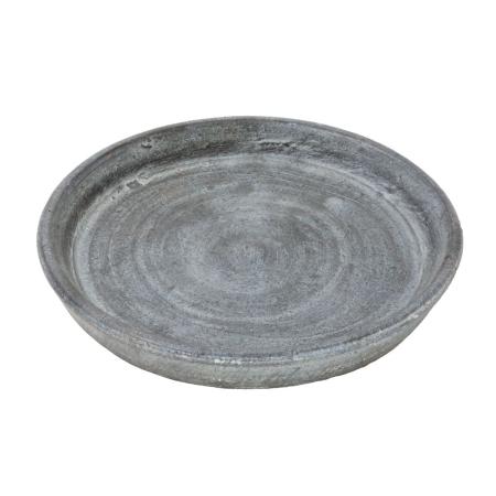 特価◎花LINKS/オリジナルカラーテラコッタ 受け皿/UESCRM-BK(SET/1)