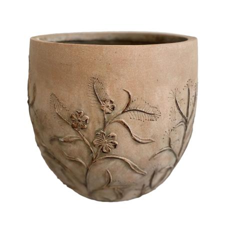 特価◎花LINKS/ファイバーセメントポット/CF99558-M