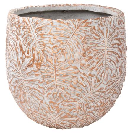 特価◎花LINKS/ファイバーセメントポット/CF99074-3WH