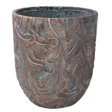 特価◎花LINKS/ファイバーセメントポット/CF99126BL-M