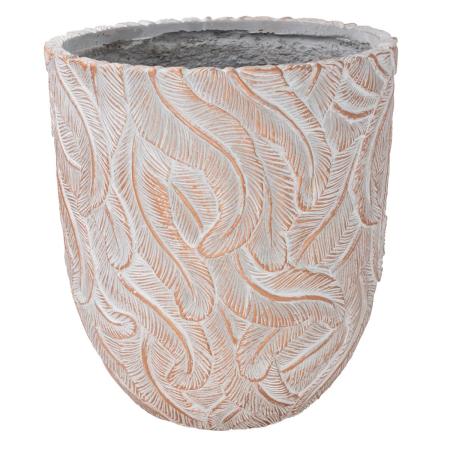 特価◎花LINKS/ファイバーセメントポット/CF99126WH-M