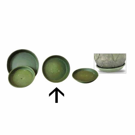 特価◎花LINKS/ファイバーセメント 受け皿/YP35GR