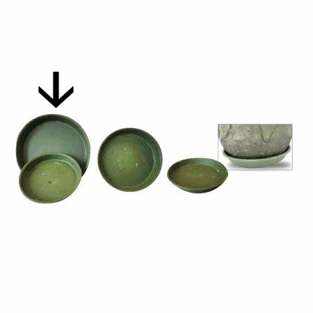 特価◎花LINKS/ファイバーセメント 受け皿/YP40GR