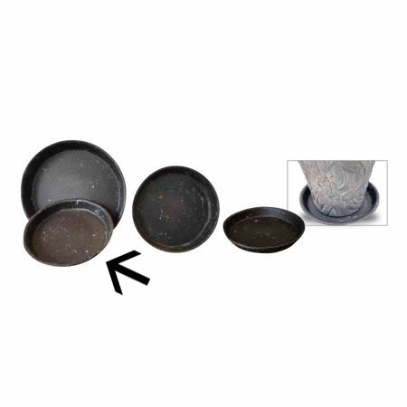 特価◎花LINKS/ファイバーセメント 受け皿/YP30BK