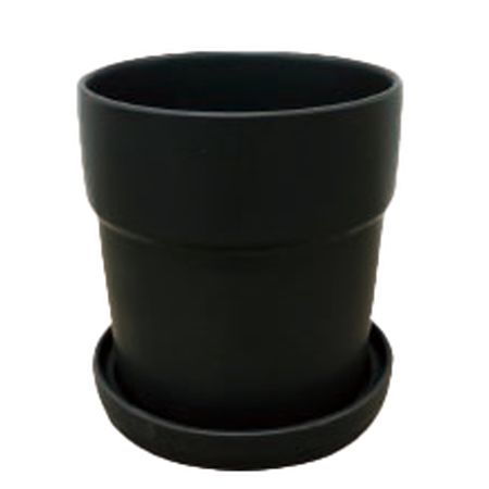 特価◎花LINKS/インテリアポット/JE988MBK-M