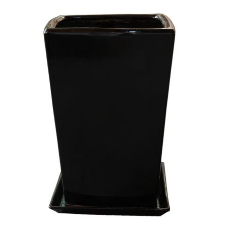 特価◎【直送】花LINKS/インテリアポット(2個セット)/JE503BK(SET/2) ※返品・代引・キャンセル不可