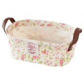 HEADS/リトルフラワーオーバル布バスケット-S(10個)/LF-OSB - 花材通販