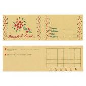 特価◎HEADS/オレンジメンバーズカード(50枚)/BS-S1 - 花材通販はなど