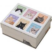 harri 犬12箱 猫2箱 HEADS/チャリティーアニマルコレクション貼箱-1/猫(6個)/CHRA