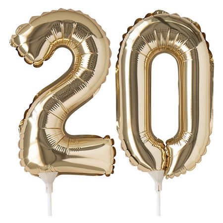 HEADS/ナンバーバルーンフラワーピックセット-1 20 10セット/BLB-SET1