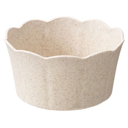 特価◎HEADS/ウッディクラウドフラワーアレンジポット-M アイボリー 10個/WDC-POIM