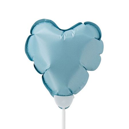 HEADS/プレーンバルーンフラワーピックハートM-9/ペールブルー(10本)/BLP-FPM9