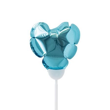 HEADS/プレーンバルーンフラワーピックハートS-5/ライトブルー(10本)/BLP-FPS5