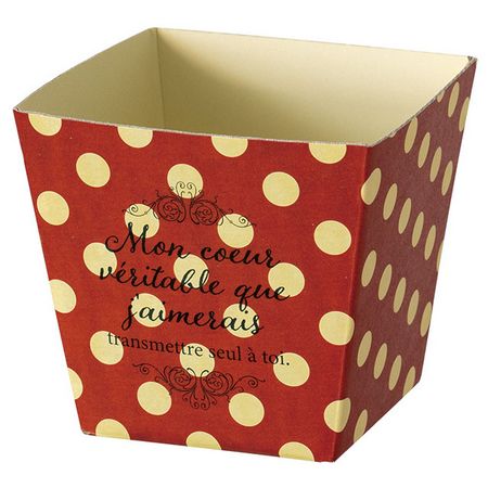 特価◎HEADS/ポルカドットペーパートレイ-1/レッド(10枚)/PDR-GT1