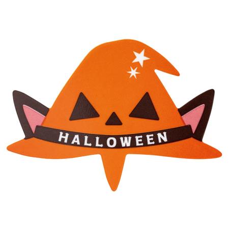 HEADS/ハロウィンケーキピック ねこ帽子-11(100枚)/HW-PC11