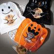 HEADS/パンプキンハロウィンダイカットジップ付バッグ-S(30枚)/PHW-DZS