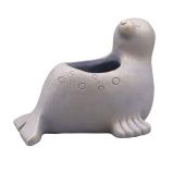 DELLKI/プラヤポット アザラシ L-GY/KL60GY - 花材通販はなどんやアソシエ