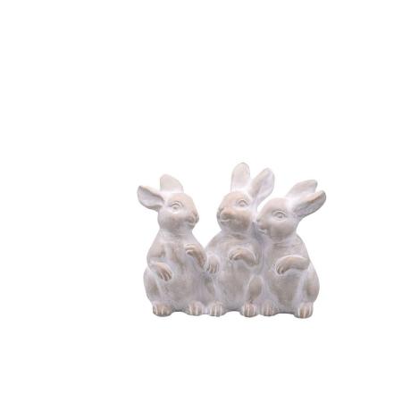 DELLKI/リーデレ オブジェウサギ WH/DF56WH