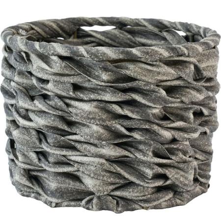 特価◎ホワイエ/PPPE円柱浅型ストーングレー φ12xH9/7600101GY