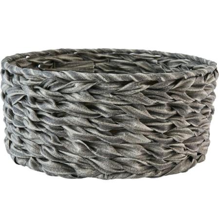 特価◎ホワイエ/PPPE円柱浅型ストーングレー φ24xH9/7600105GY