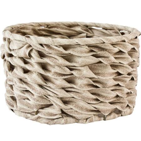 特価◎ホワイエ/PPPE円柱浅型サンドベージュ φ15xH9/7600102SN