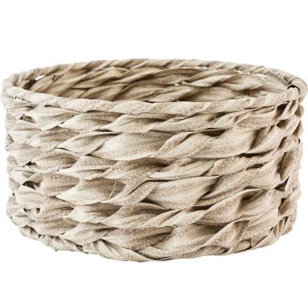 特価◎ホワイエ/PPPE円柱浅型サンドベージュ φ18xH9/7600103SN