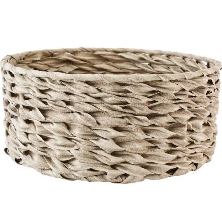 特価◎ホワイエ/PPPE円柱浅型サンドベージュ φ24xH9/7600105SN