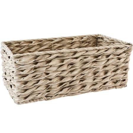 特価◎ホワイエ/PPPE長方形浅型サンドベージュ 28x15xH11/7600107SN