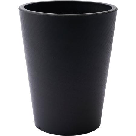 特価◎ホワイエ/SK円錐ロングポット15.5xH19 ブラック/3D00084BK