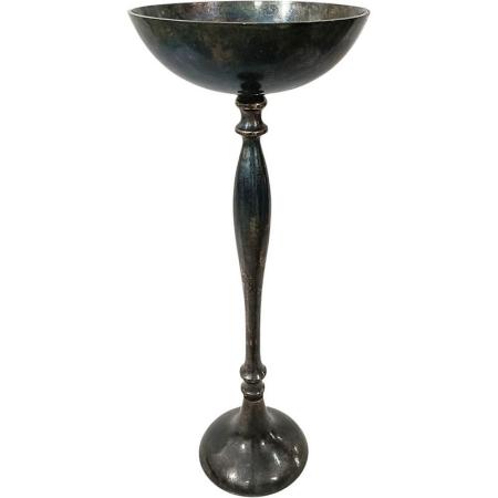 特価◎ホワイエ/AMメタルボウルスタンドBK φ30xH79/3U00030BK