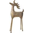 特価◎ホワイエ/BGスタンドトナカイアンティークゴールド43x15xH88/3500072