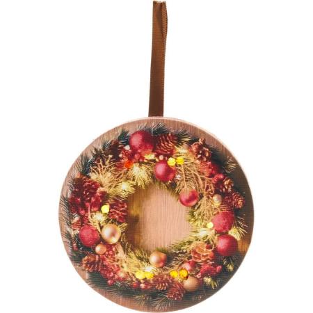 特価◎ホワイエ/HEルミナスキャンパスφ12 Xmasリース/8500014