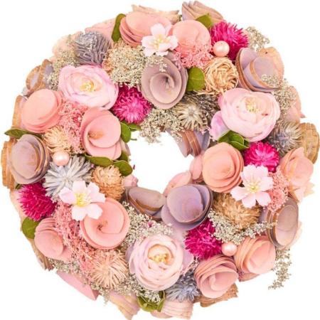 ホワイエ/リースピンクパープル眠りフラワーズS/8425704